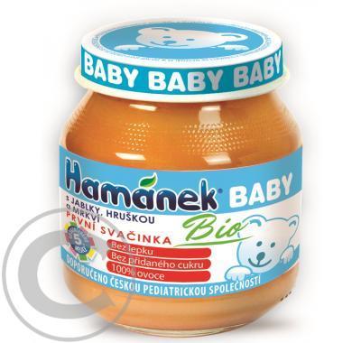 Hamánek BABY s jablky, hruškou a mrkví BIO, 130 g